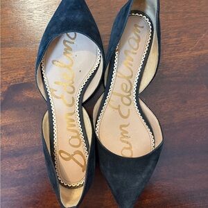 Sam Edelman Black Suede Flats
